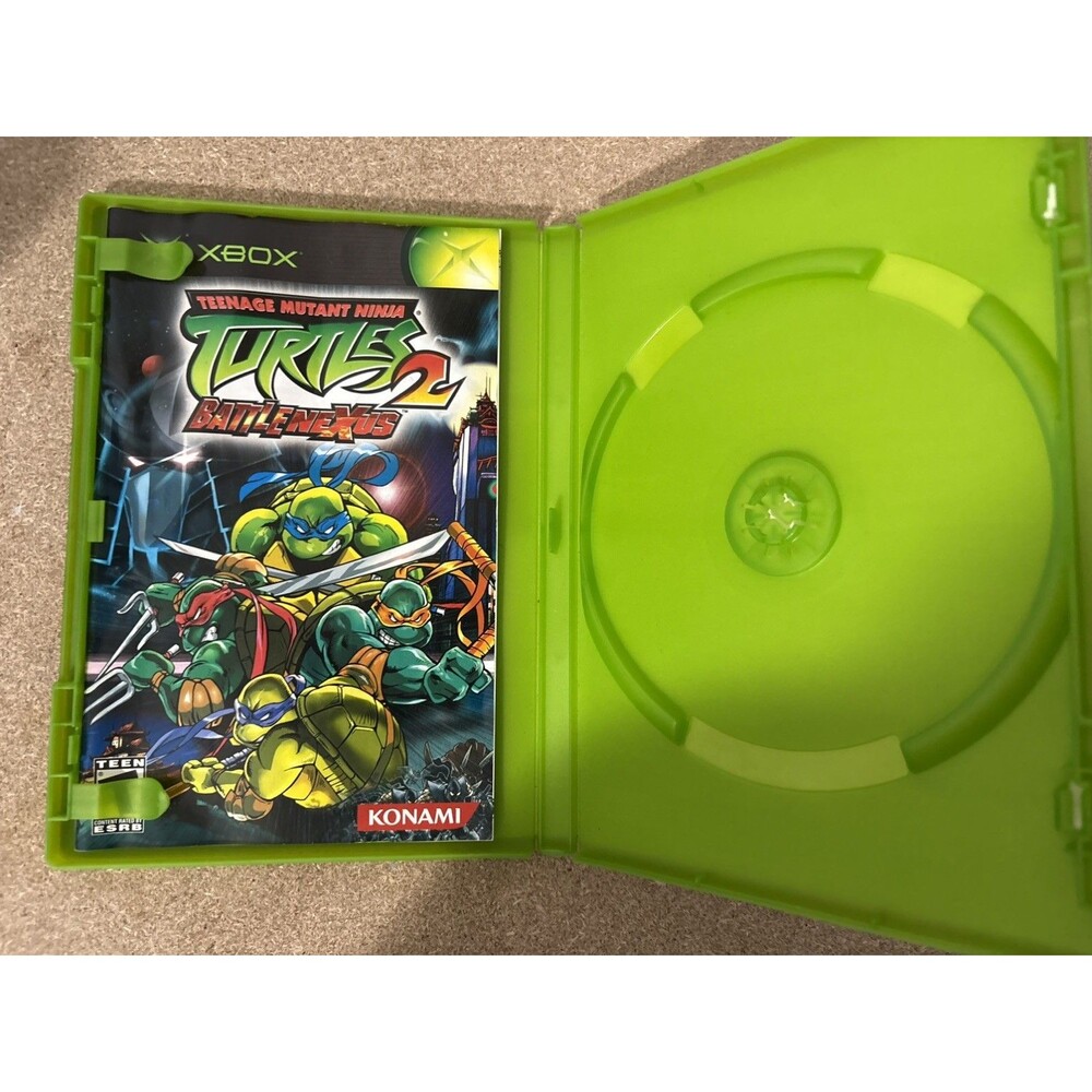 Teenage Mutant Ninja Turtles 2: BattleNexus Xbox | NO GAME | CASE & Manual Only